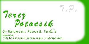 terez potocsik business card